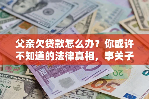 北京父亲欠贷款怎么办？你或许不知道的法律真相，事关子女未来