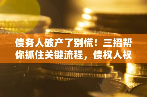 北京债务人破产了别慌！三招帮你抓住关键流程，债权人权益不再缩水