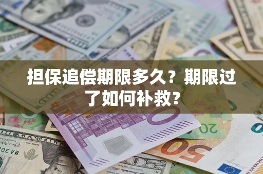 北京担保追偿期限多久？期限过了如何补救？