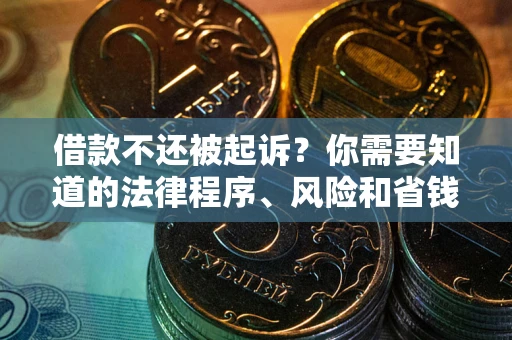 北京借款不还被起诉？你需要知道的法律程序、风险和省钱技巧